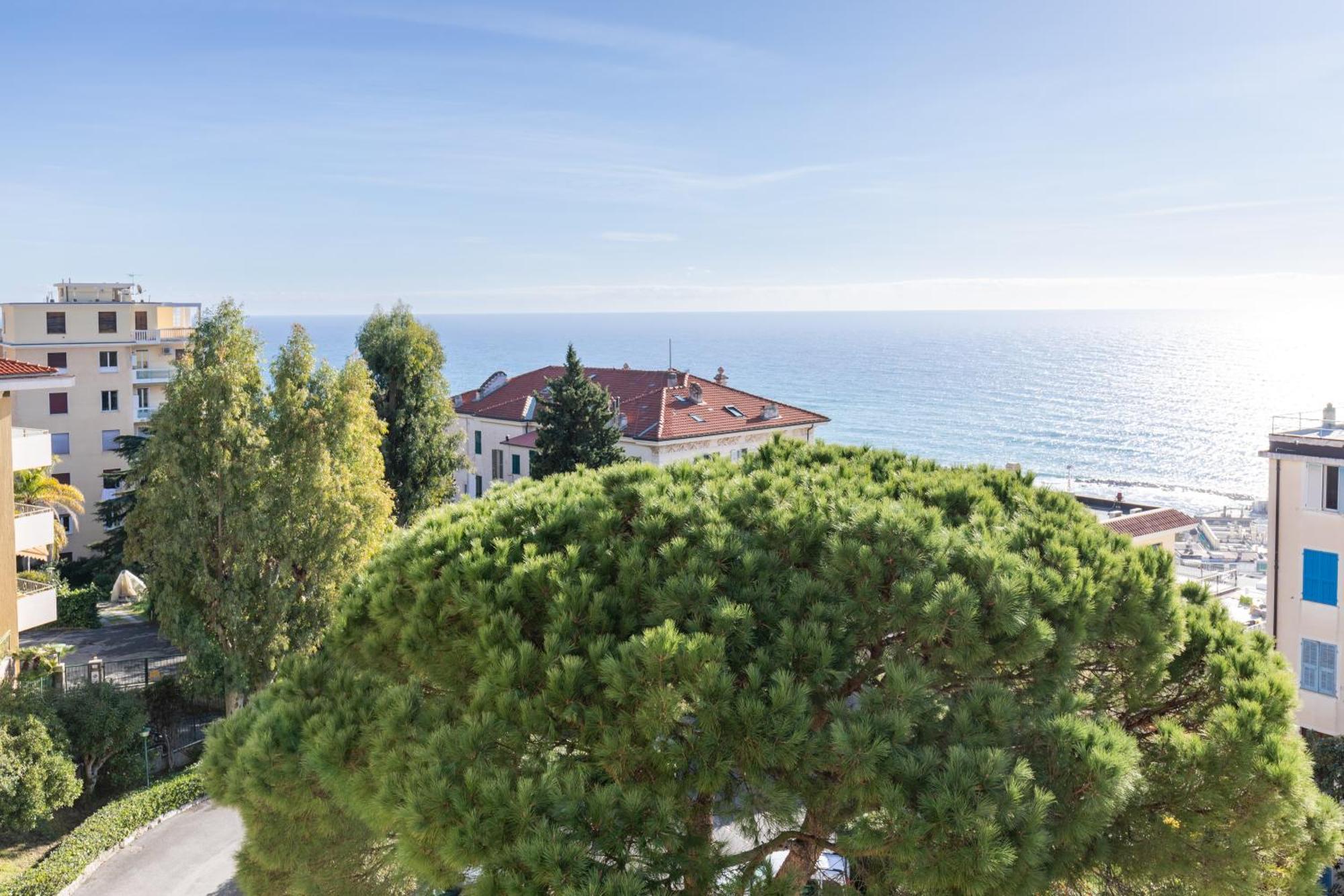 282 - Casa Boscobello, Terrazzo Vista Mare E Parcheggio Privato A 15 Minuti A Piedi Dal Teatro Ariston San Remo Exterior foto