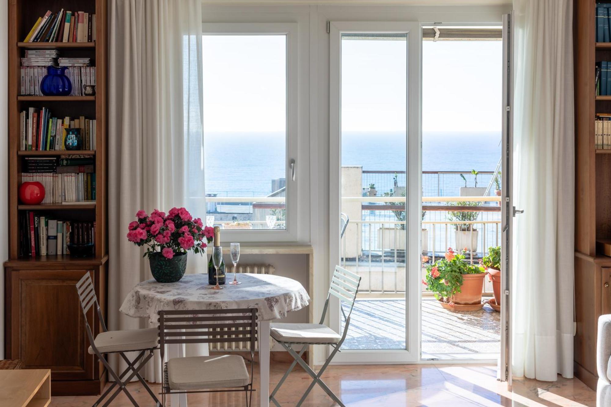 282 - Casa Boscobello, Terrazzo Vista Mare E Parcheggio Privato A 15 Minuti A Piedi Dal Teatro Ariston San Remo Exterior foto